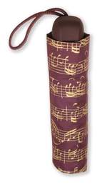Mini Umbrella Sheet Music Bordeaux Product Image