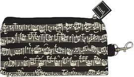 Pencil case Sheet music black