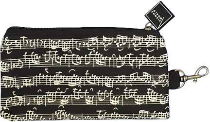Pencil case Sheet music black