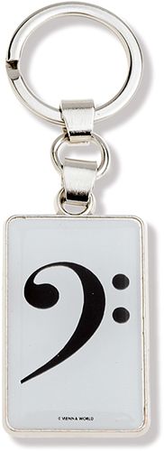 Keyring Bass-clef
