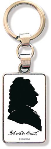 Keyring Bach Silhouette