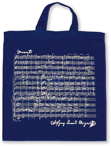 Tote bag Mozart navy