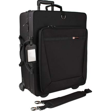 Protec Quad Trumpet IPAC Case with Wheels