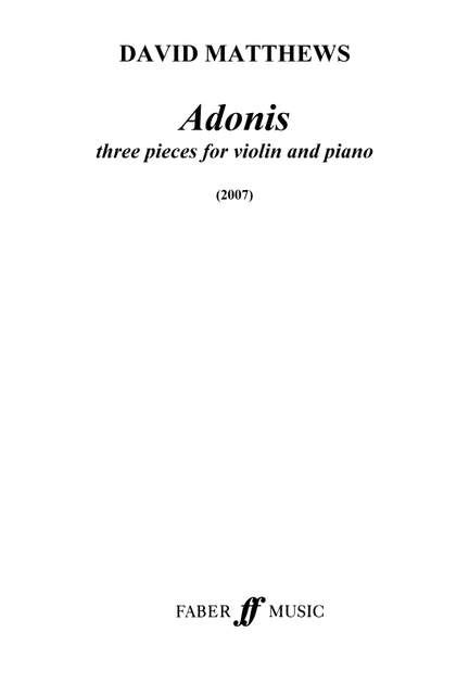 David Matthews: Adonis