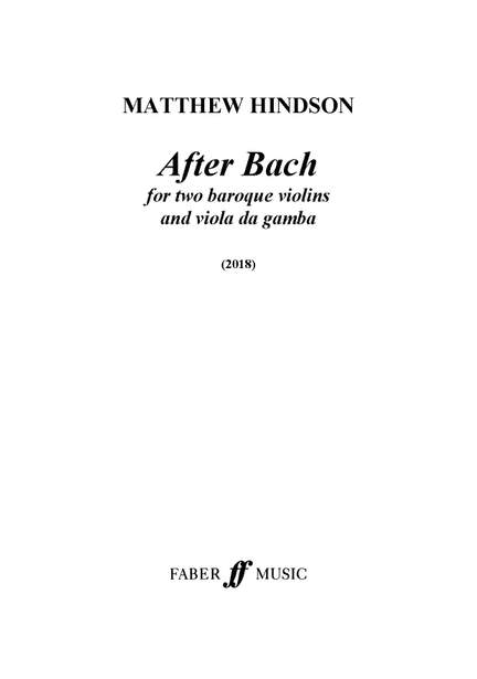 Matthew Hindson: After Bach