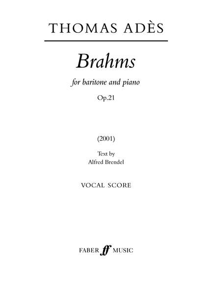 Thomas Adès: Brahms