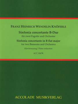 Knöferle, F H W: Sinfonia concertante B-Dur B flat major