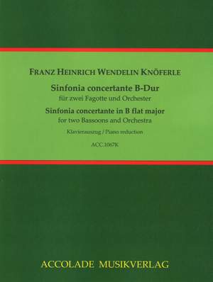 Knöferle, F H W: Sinfonia concertante B-Dur B flat major