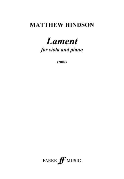 Matthew Hindson: Lament