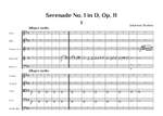 Brahms, Johannes: Serenade No. 1 in D, Op. 11 (Parts) Product Image