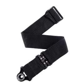D'Addario Auto Lock Swivel Polypro Guitar Strap, Black