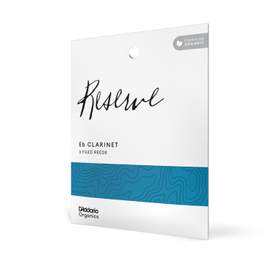 D'Addario Organic Reserve Eb Clarinet Reeds, Strength 3.0, Individually-Sealed, 3-Pack