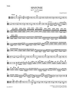 Haydn, Franz Joseph: Symphony in F major Hob. I:67 (Viola Part)