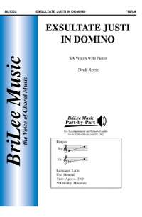 Reese, N: Exsultate Justi in Domino