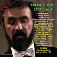 Radu Lupu Live, Vol. 5