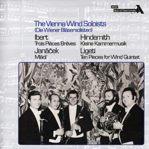 Ibert: Trois pièces brèves; Janáček: Mládi; Hindermith: Kleine Kammermusik, Op. 24, No. 2; Ligeti: Ten Pieces for Wind Quintet