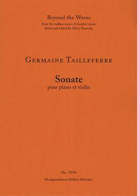 Tailleferre, Germaine: Sonate pour piano and violon