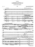 Westerlinck, Wilfried: Landschappen IV (Landscape IV) for flute, harp and string trio (first edition) Product Image
