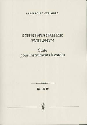Wilson, Christopher: Suite pour Instruments à Cordes