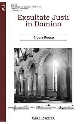 Reese, N: Exsultate Justi in Domino