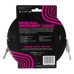 Ernie Ball 18' Braided Strt/strt Cable - Silver Fox Product Image
