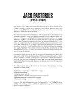 Jaco Pastorius Omnibook Product Image