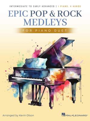 Epic Pop and Rock Medleys for Piano Duet