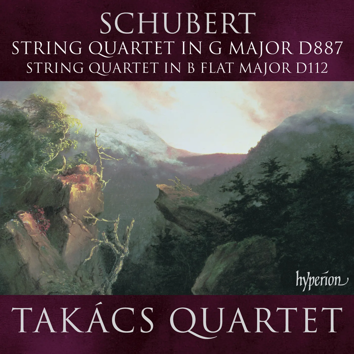 Schubert: String Quartets D112 & 887 - Hyperion: CDA68423