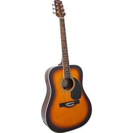 Adam Black Acoustic Guitar S-2 Brown Sunburst
