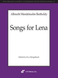 Mendelssohn Bartholdy, Albrecht: Songs for Lena