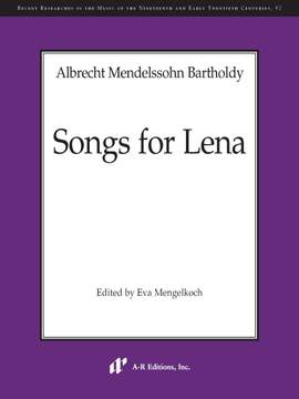 Mendelssohn Bartholdy, Albrecht: Songs for Lena