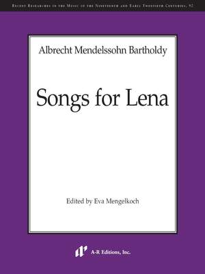 Mendelssohn Bartholdy, Albrecht: Songs for Lena