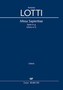 Lotti, A: Missa Sapientiae