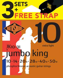 Rotosound - Jumbo King (3 Set Pack)