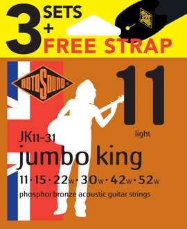 Rotosound - Jumbo King (3 Set Pack)
