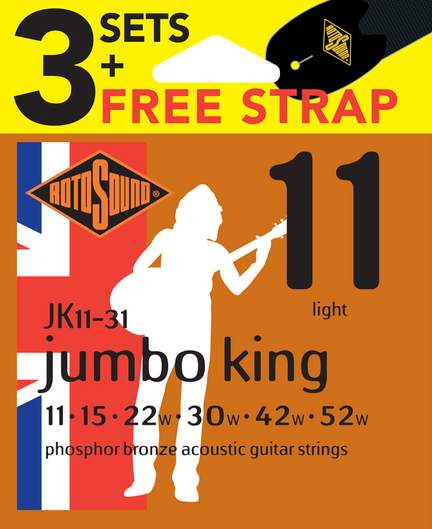 Rotosound - Jumbo King (3 Set Pack)