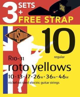 Roto Yellows Triple Pack Plus Free Strap