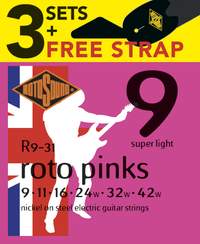 Roto Pinks Triple Pack Plus Free Strap