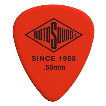 Rotosound Tortrix picks .50mm. 50 pack