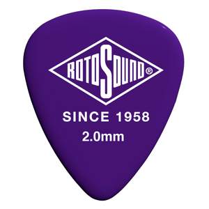 Rotosound Delrin picks 2.00mm. 50 pack