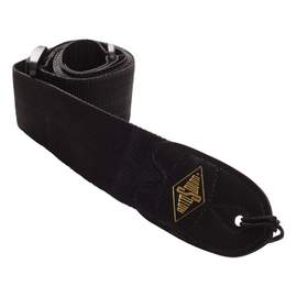 Black webbing guitar strap