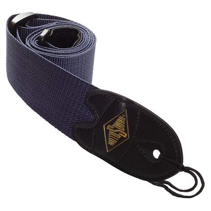 Navy blue webbing guitar strap