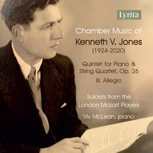 Kenneth V. Jones Quintet for Piano & String Quartet, Op. 26: I. Allegro