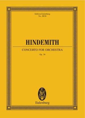 Hindemith, Paul: Concerto for Orchestra op. 38