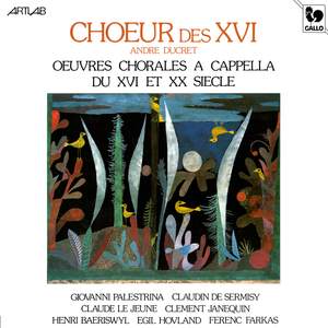 Œuvres chorales à capella du XVI et XXe siècle