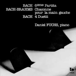 Bach Partita No. 6 in E Minor, BWV 830 - 4 Duettos, BWV 802-805 - Brahms: 5 Studies for Piano, Anh, 1a/1: Chaconne