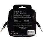 Ernie Ball Flex Instr Cable Strt/strt 20ft - Black Product Image