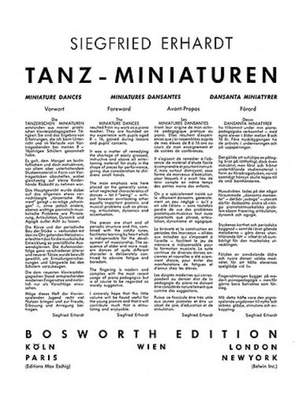 Erhardt, S: Tanzminiaturen