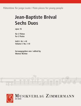 Bréval, Jean Baptiste: Six Duets Heft 1 op. 16