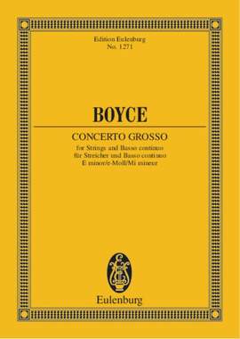 Boyce, William: Concerto grosso E minor